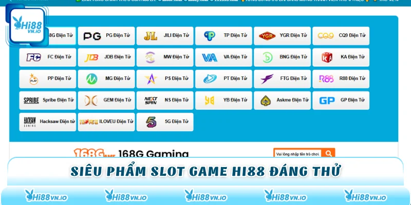 Siêu phẩm slot game Hi88 đáng thử