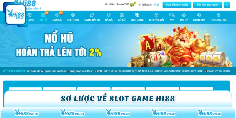Sơ lược về slot game Hi88