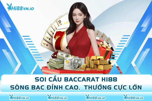 Soi Cầu Baccarat Hi88 - Sòng Bạc Đỉnh Cao, Thưởng Cực Lớn