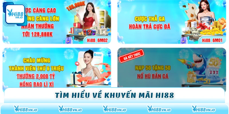 Tìm hiểu về khuyến mãi Hi88